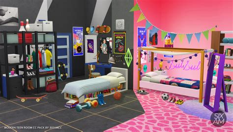 sims 4 bedroom cc|sims 4 teen cc bedroom.